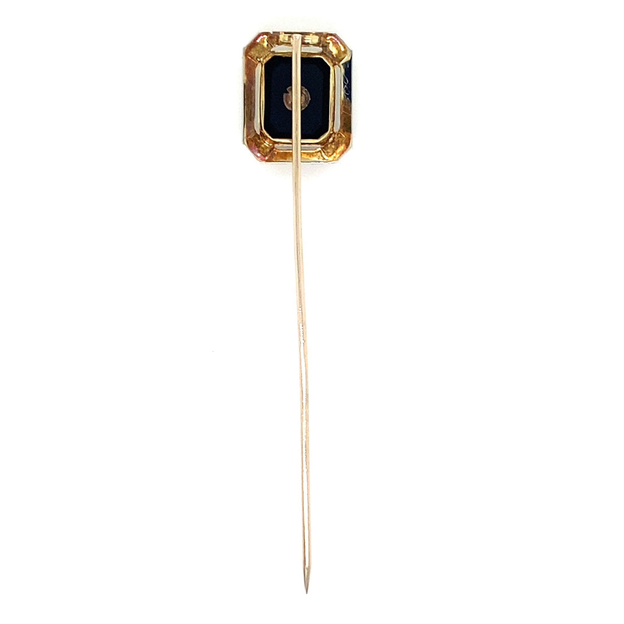 Estate Black Onyx Stick Pin