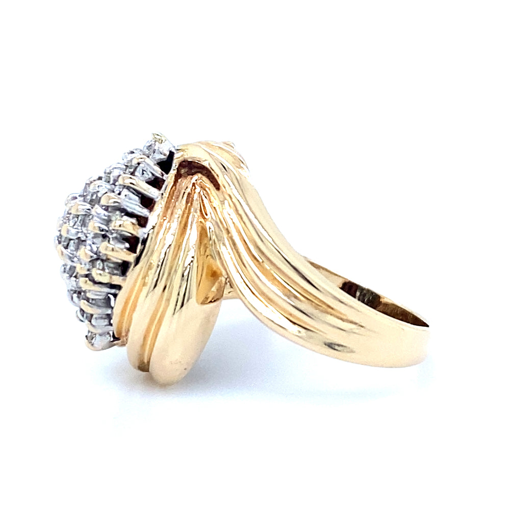 Estate 0.51cttw Diamond Cluster Ring