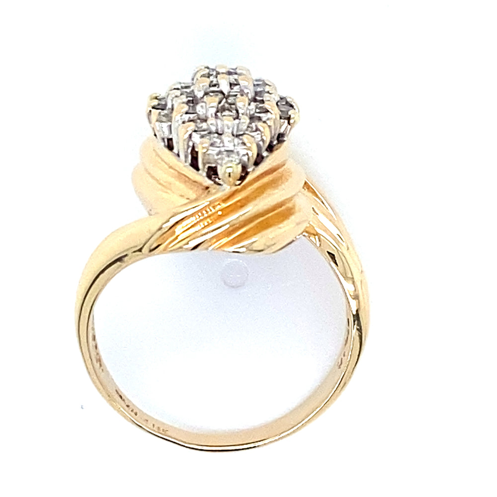 Estate 0.51cttw Diamond Cluster Ring
