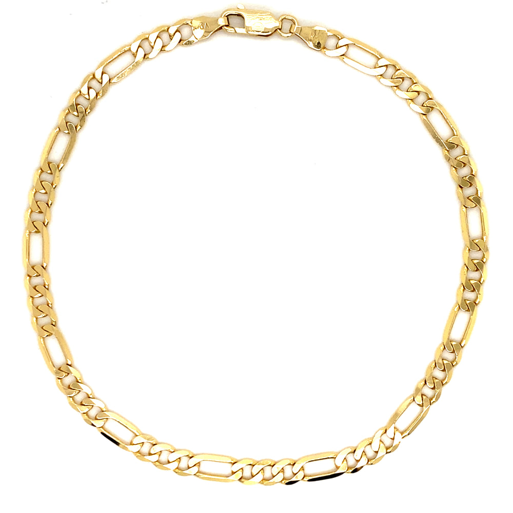 Estate 10" Figaro Anklet/Bracelet