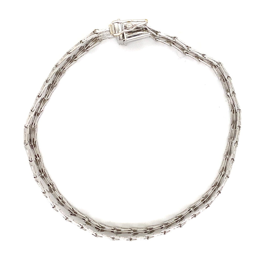 Estate 7.5"  Greek Key Bracelet