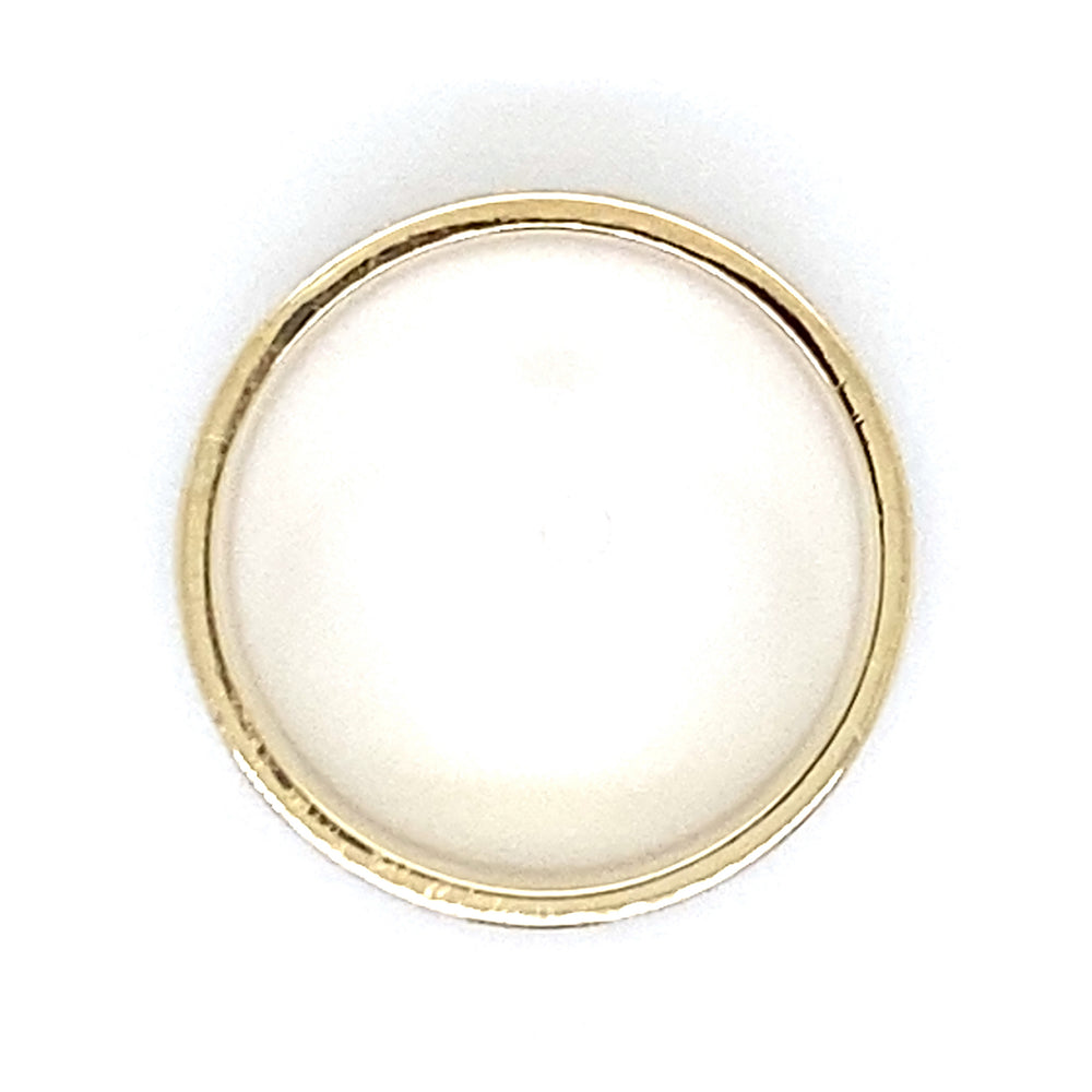 Estate size 7 Two-Tone Wedding Band