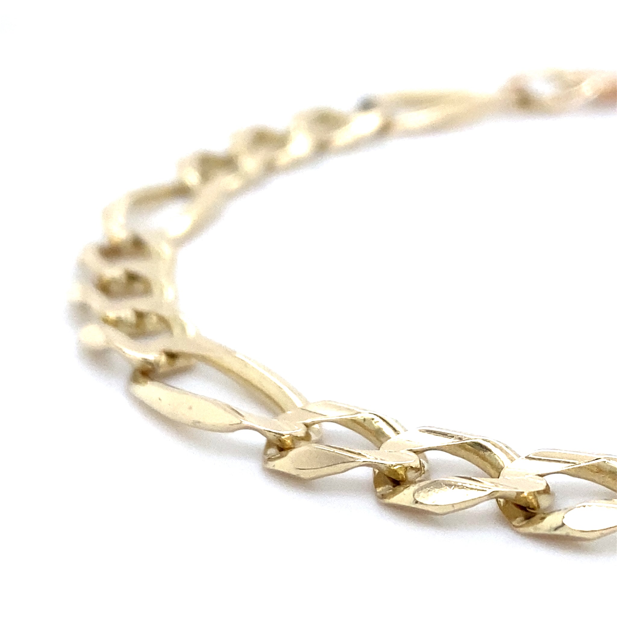 Estate 9" Figaro Bracelet