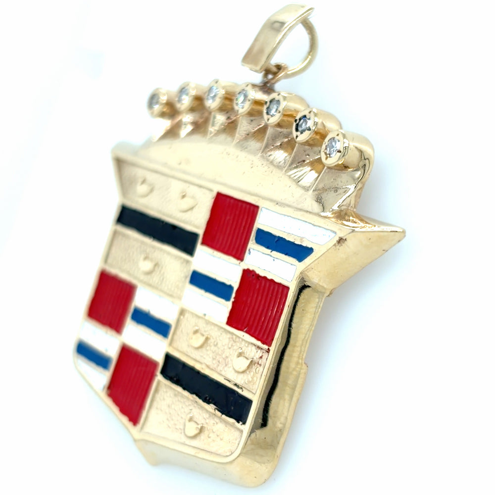 Estate Large Gold Pendant