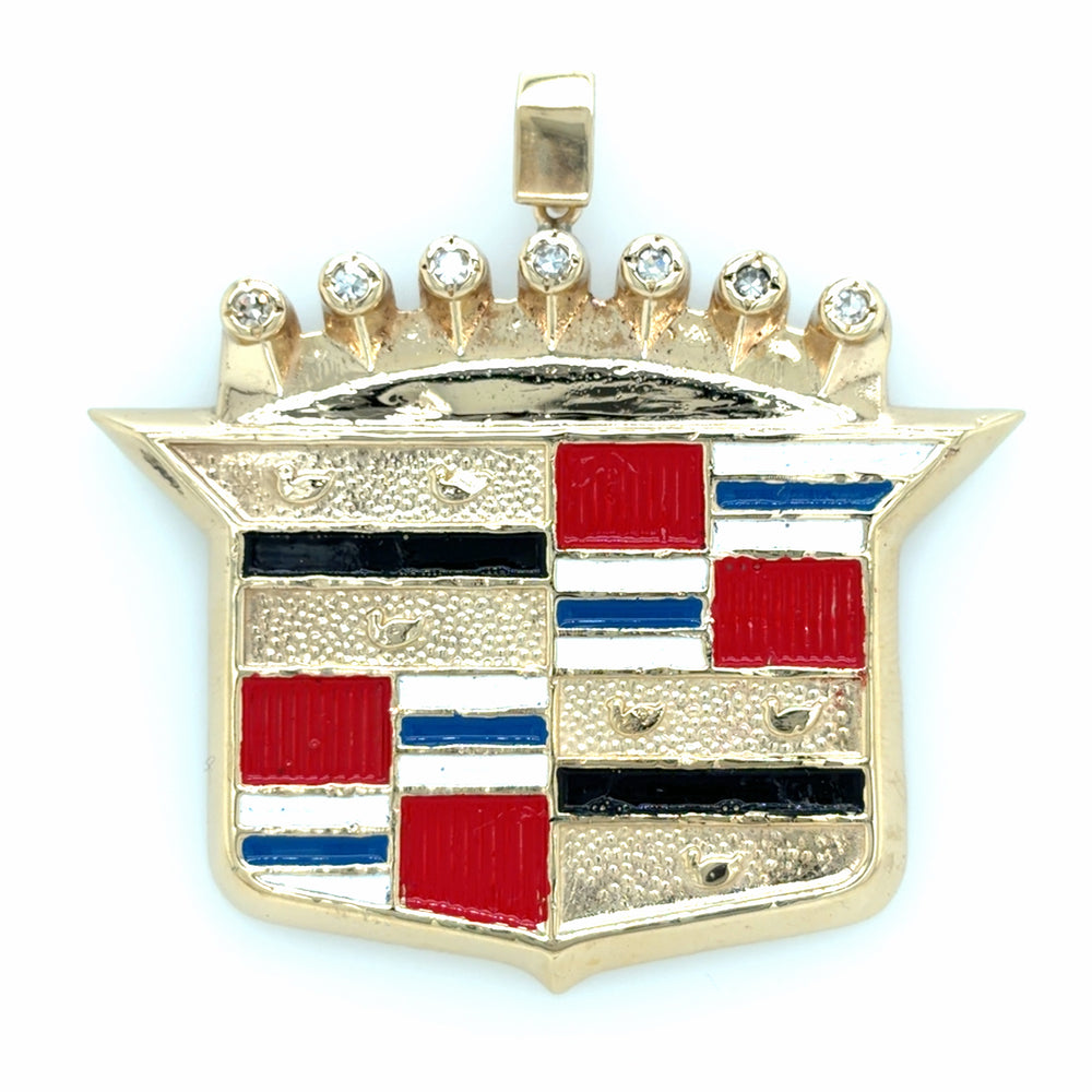 Estate Large Gold Pendant