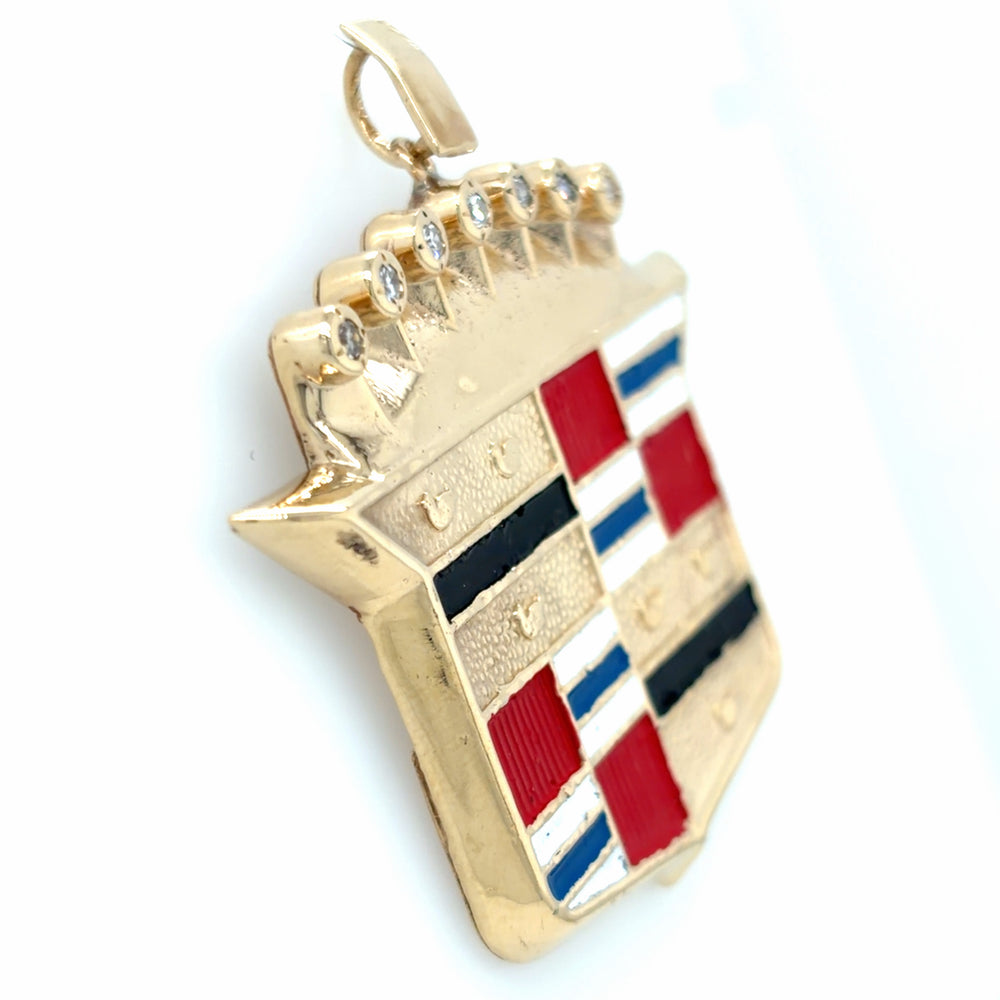 Estate Large Gold Pendant