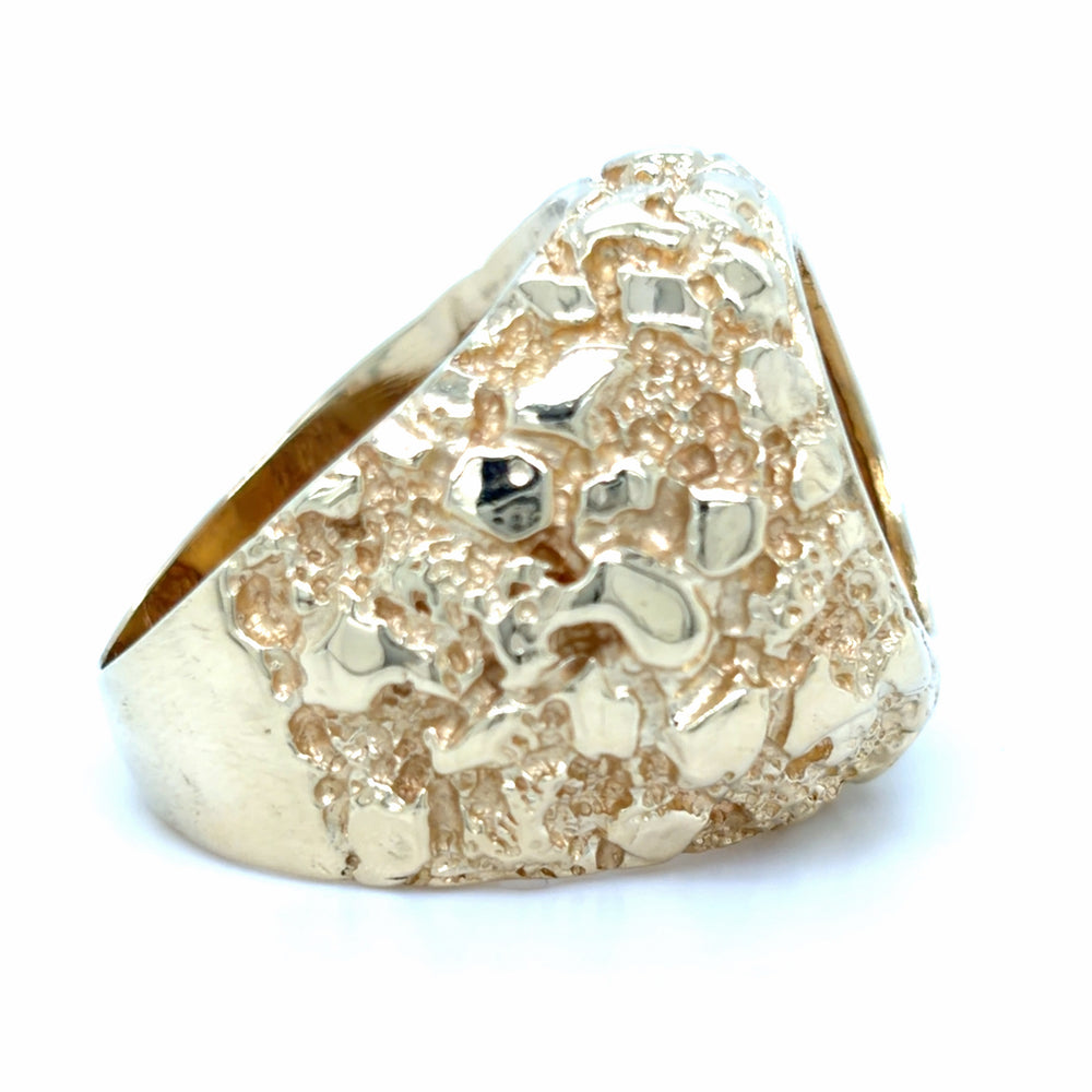 Estate 1990 Liberty Coin Nugget Ring