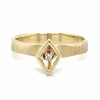 Estate 0.01ct Diamond Promise Ring