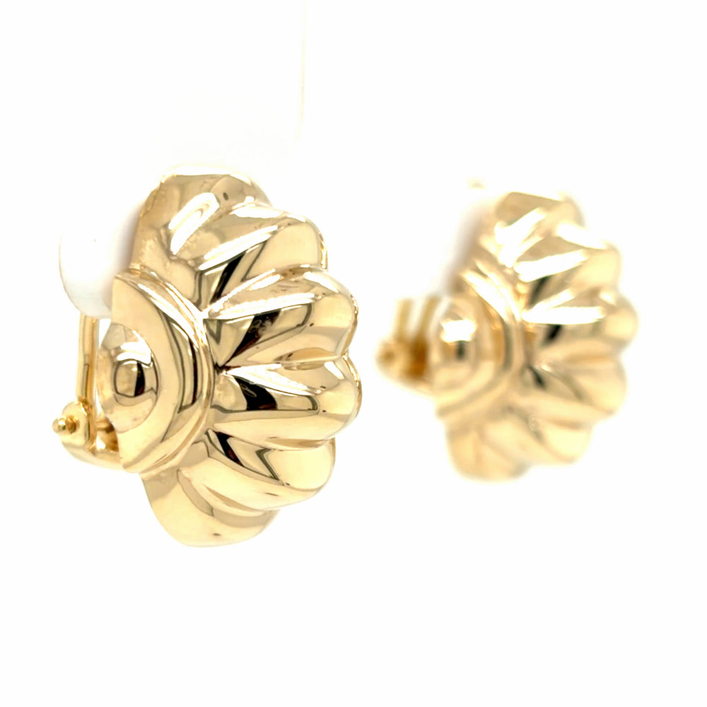Estate Polished Shrimp Earrings