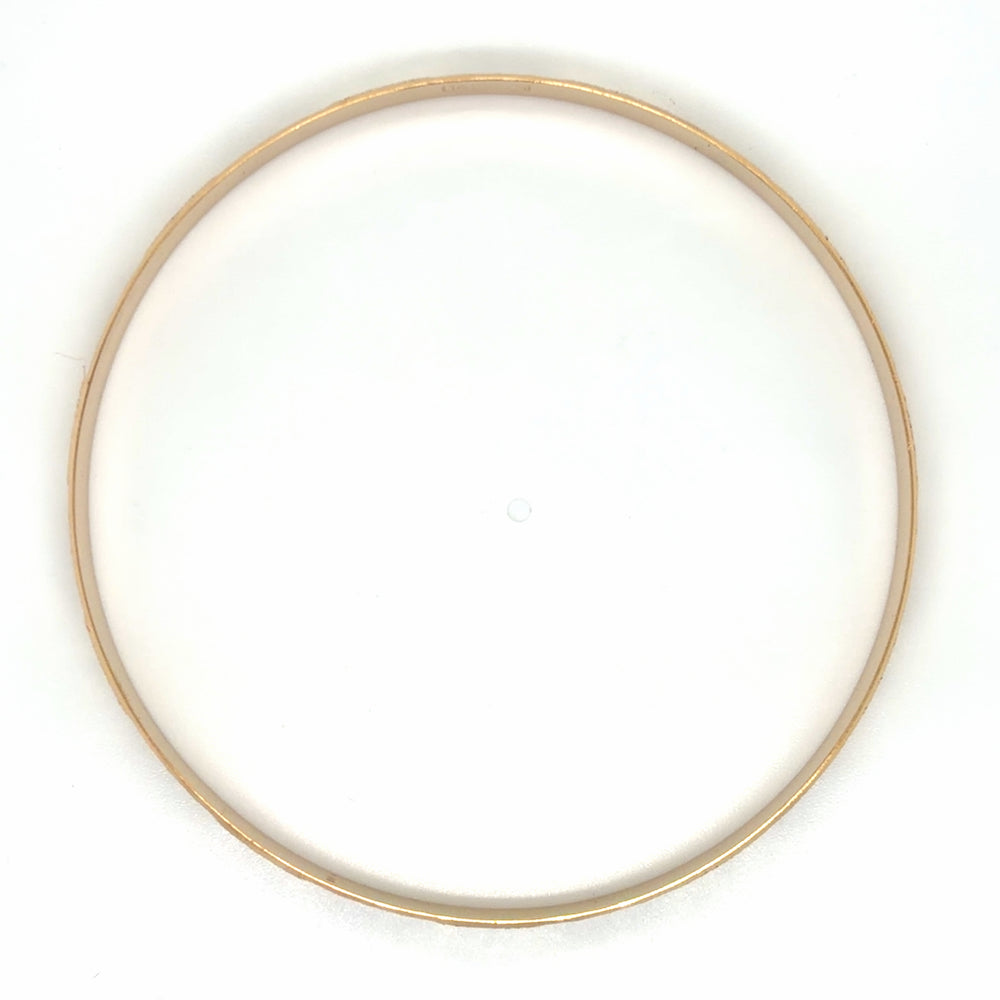 Estate 8" Diamond Cut Bangle