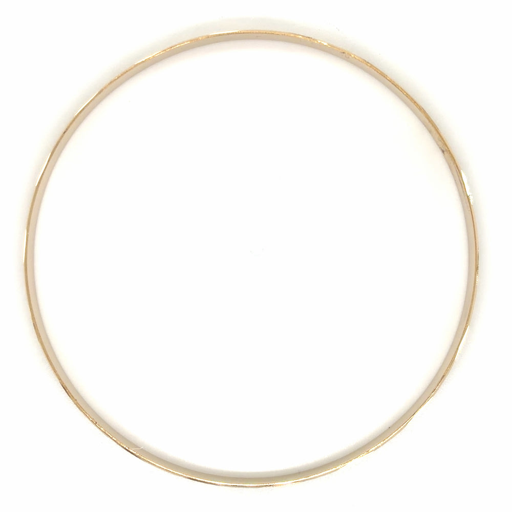 Estate 8" Diamond Cut Bangle