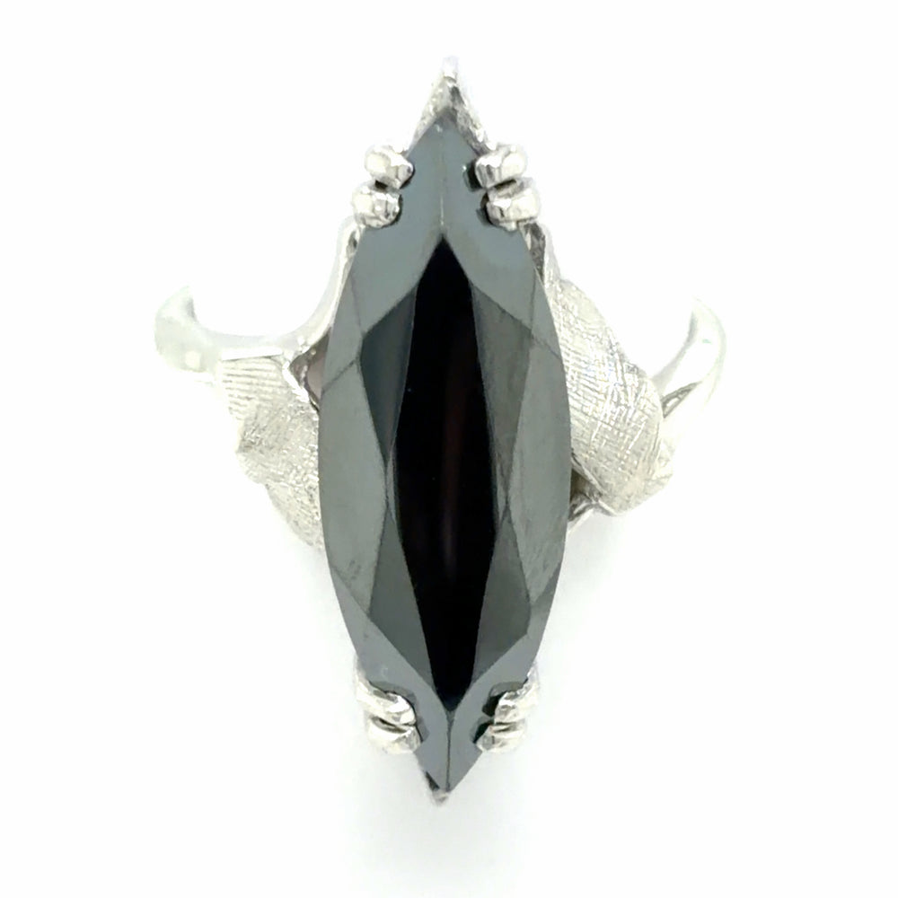 Estate Marquisite Navette Ring