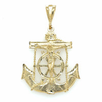 Estate Mariner Crucifix Pendant