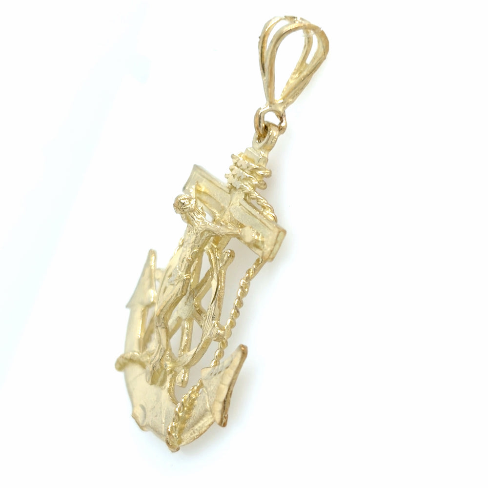 Estate Mariner Crucifix Pendant