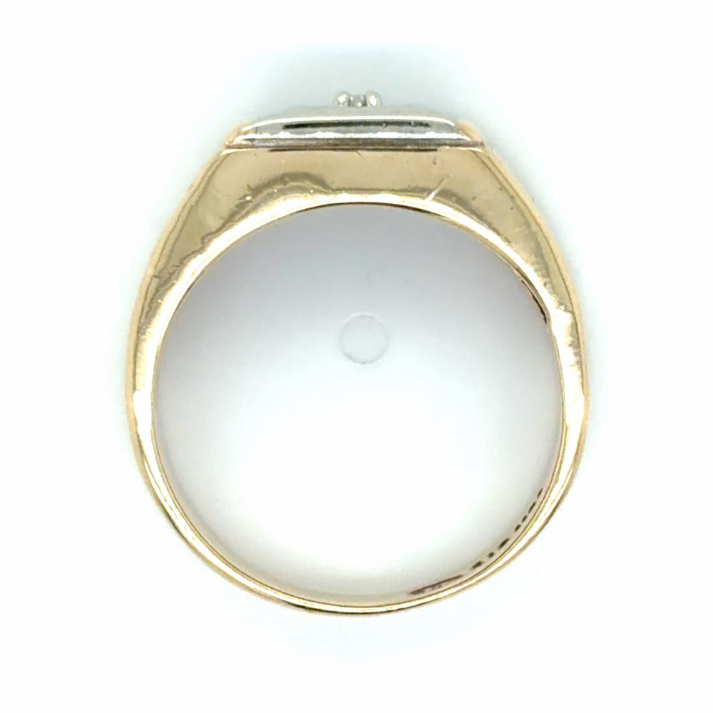 Estate Basket Weave Signet Ring