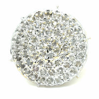 Estate Diamond Large Circle Cluster Ring