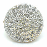 Estate Diamond Large Circle Cluster Ring