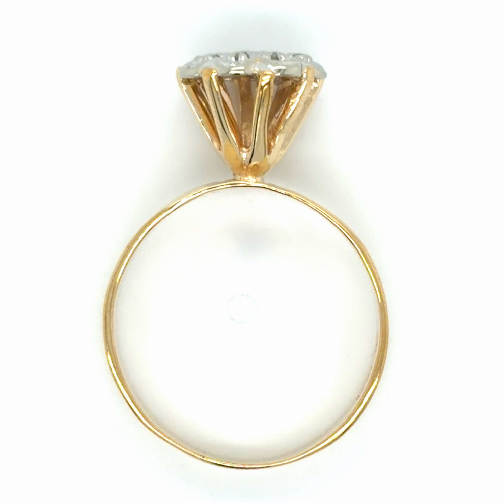 Estate 0.05cttw Diamond Cluster Ring