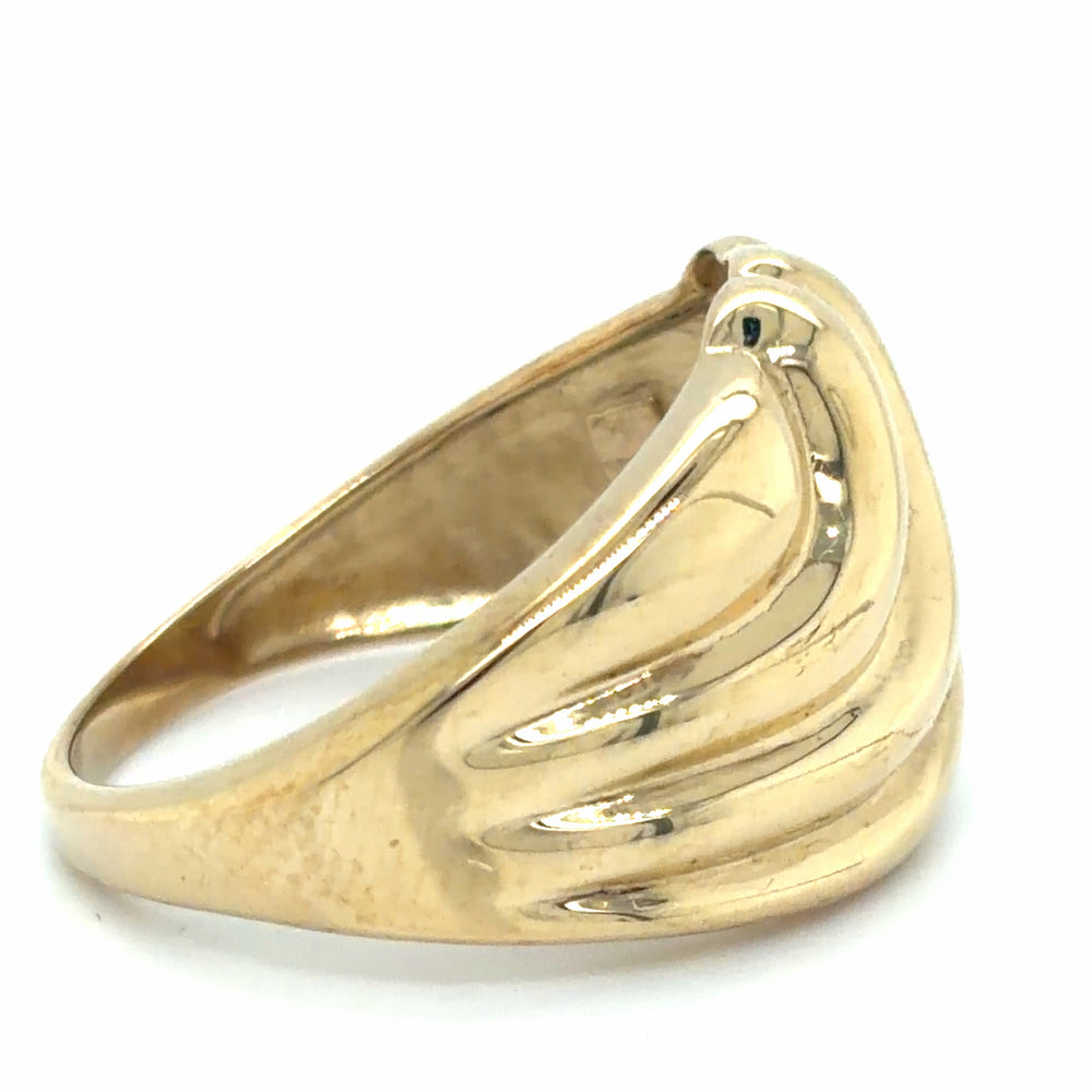 Estate Wavy Statement Ring