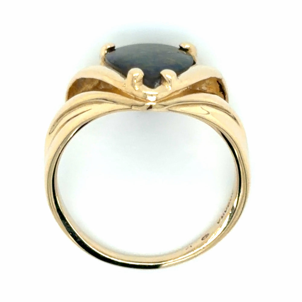 Estate Pear Shaped Opal Doublet Fashion Ring
