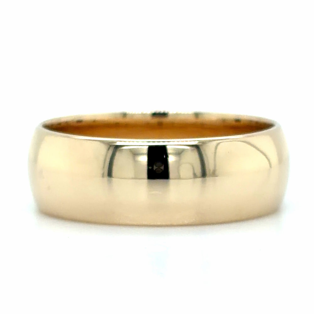 Estate size 6 Domed Wedding Band