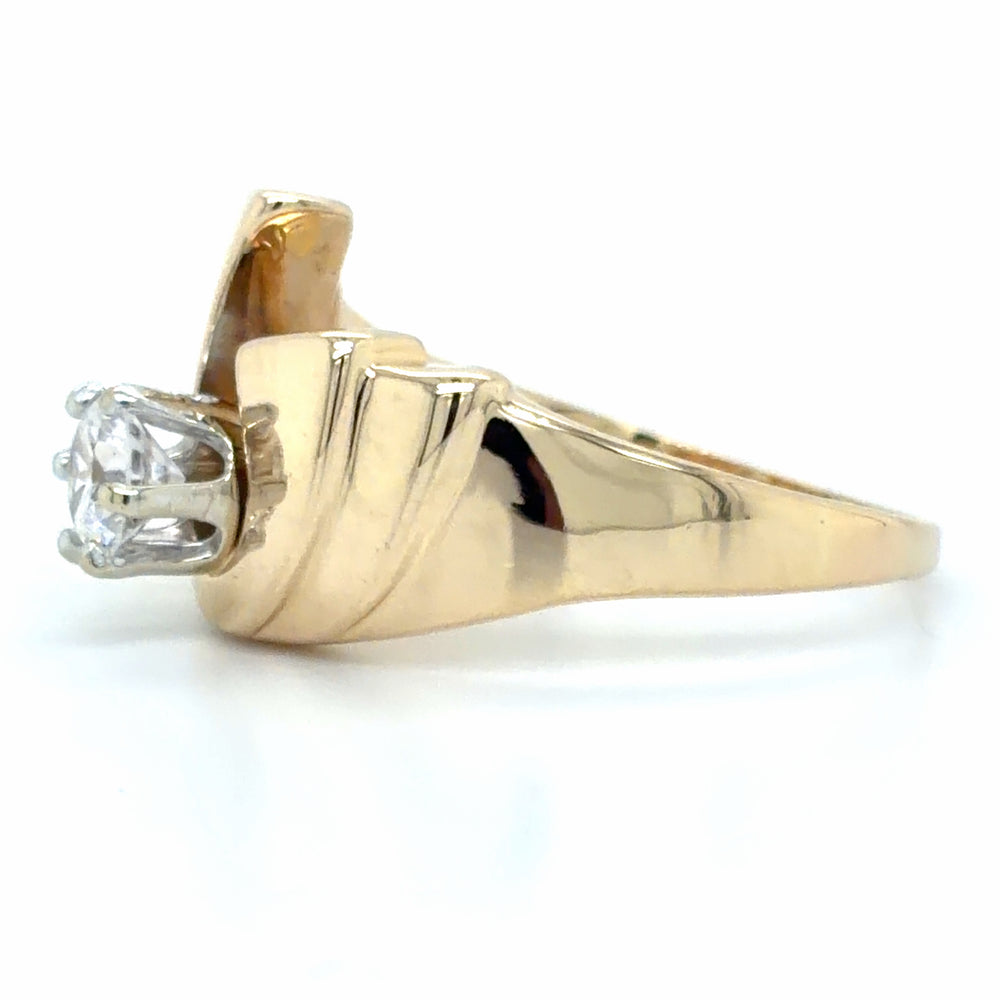 Estate Polished Solitaire Ring Mounting