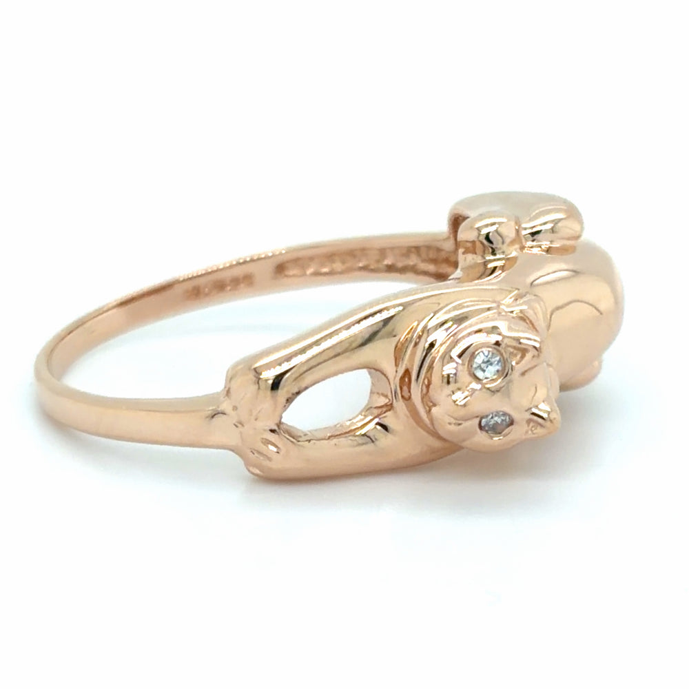 Estate Cat Wrap Ring