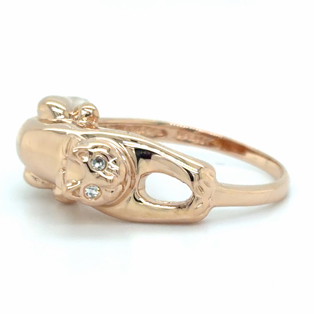 Estate Cat Wrap Ring