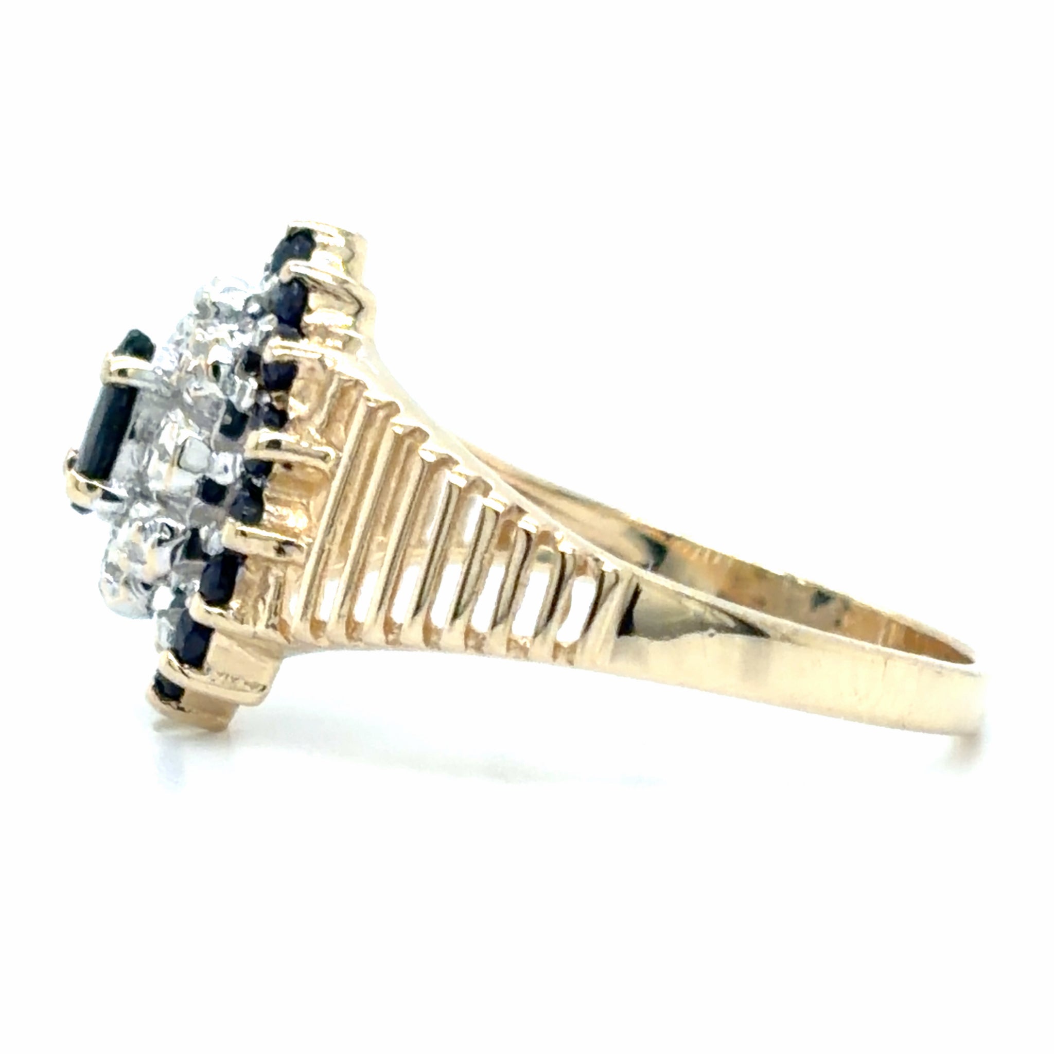 Estate Marquise Cut Sapphire Fashion Ring