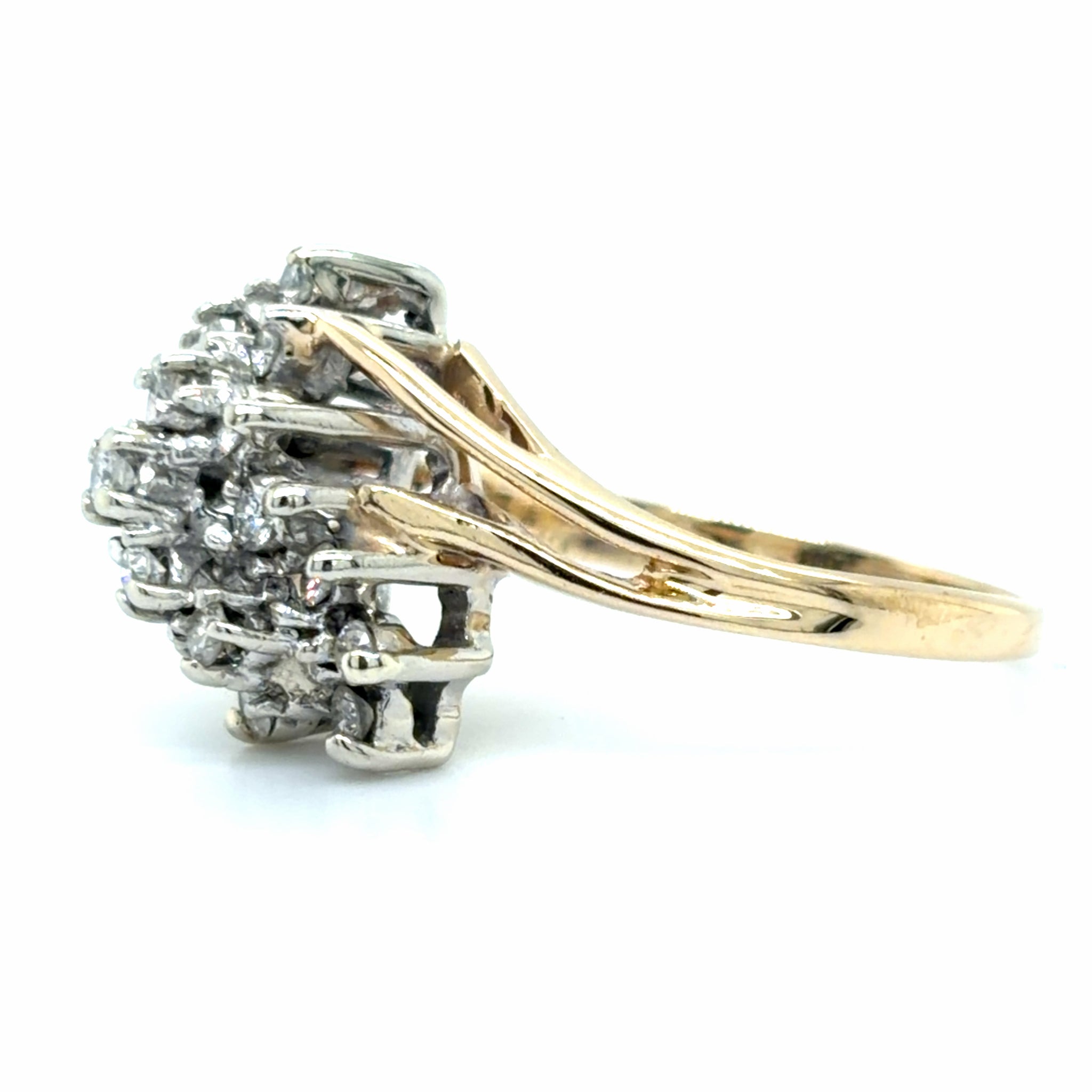 Estate 0.52cttw Diamond Waterfall Ring