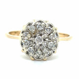 Estate 0.33cttw Diamond Cluster Ring