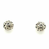 Estate JAi Woven Ball Stud Earrings