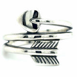 Estate James Avery Arrow and Heart Ring
