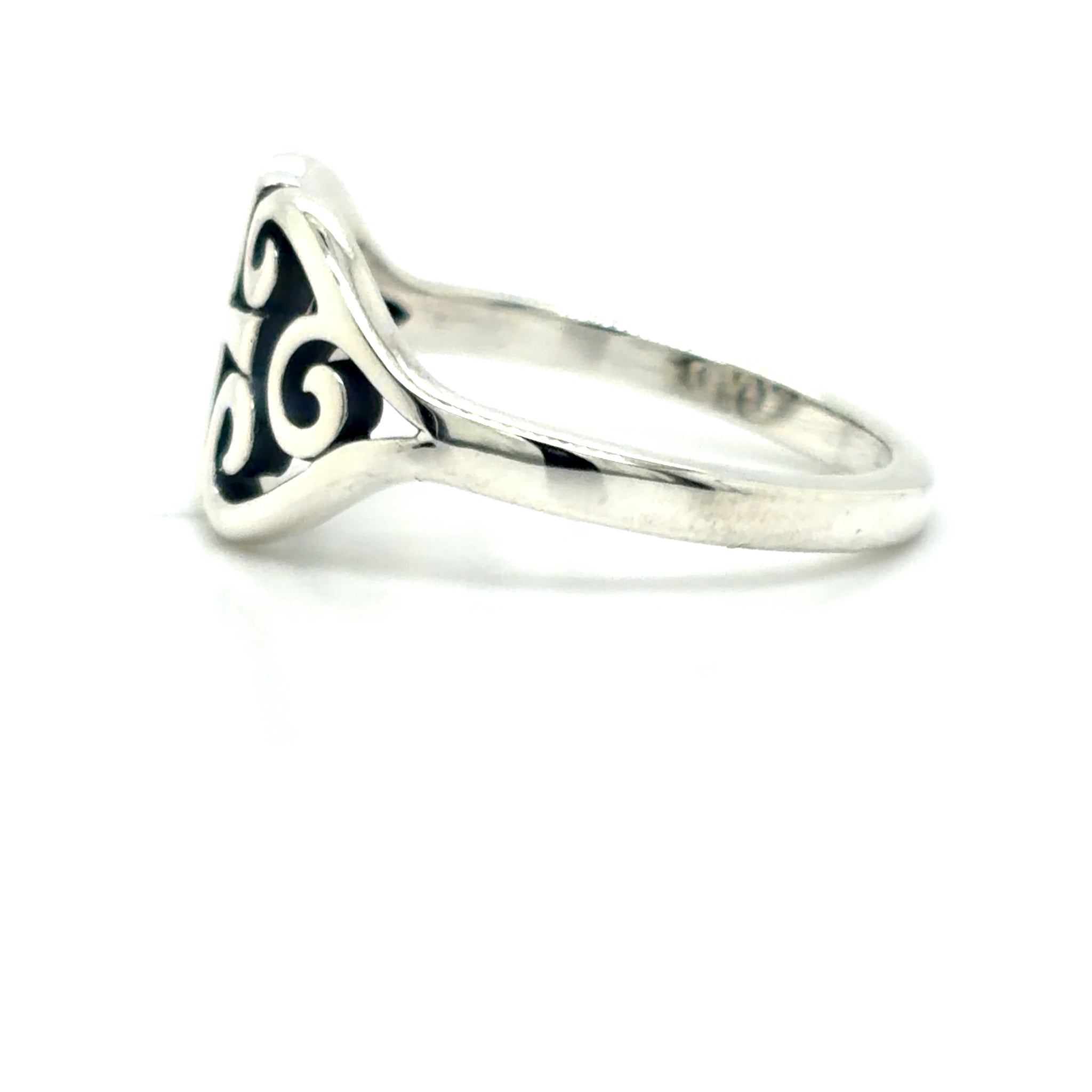 Estate James Avery Scroll Cross Ring