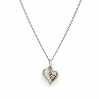 Estate James Avery Delicate Joy of My Heart Charm Necklace
