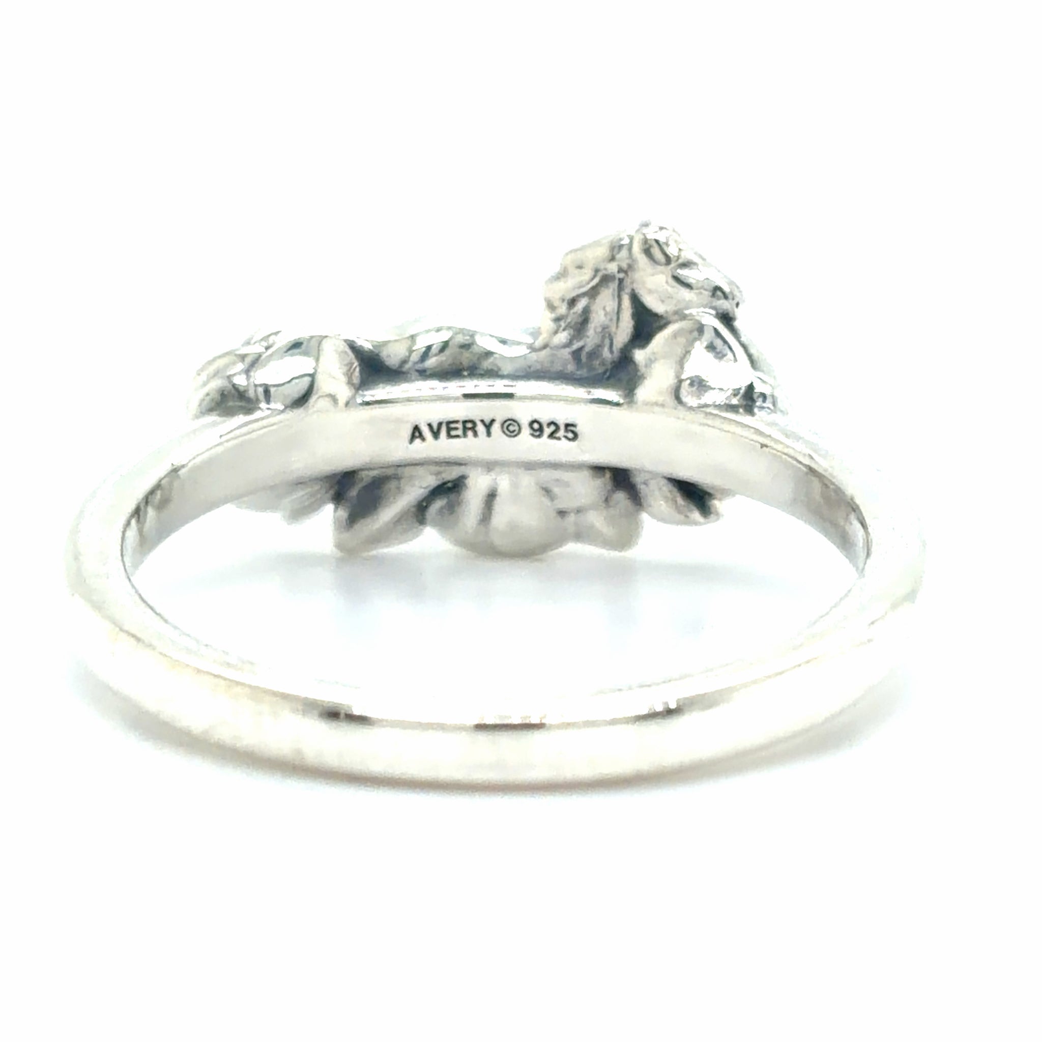 Estate James Avery Horse and Roses Ring