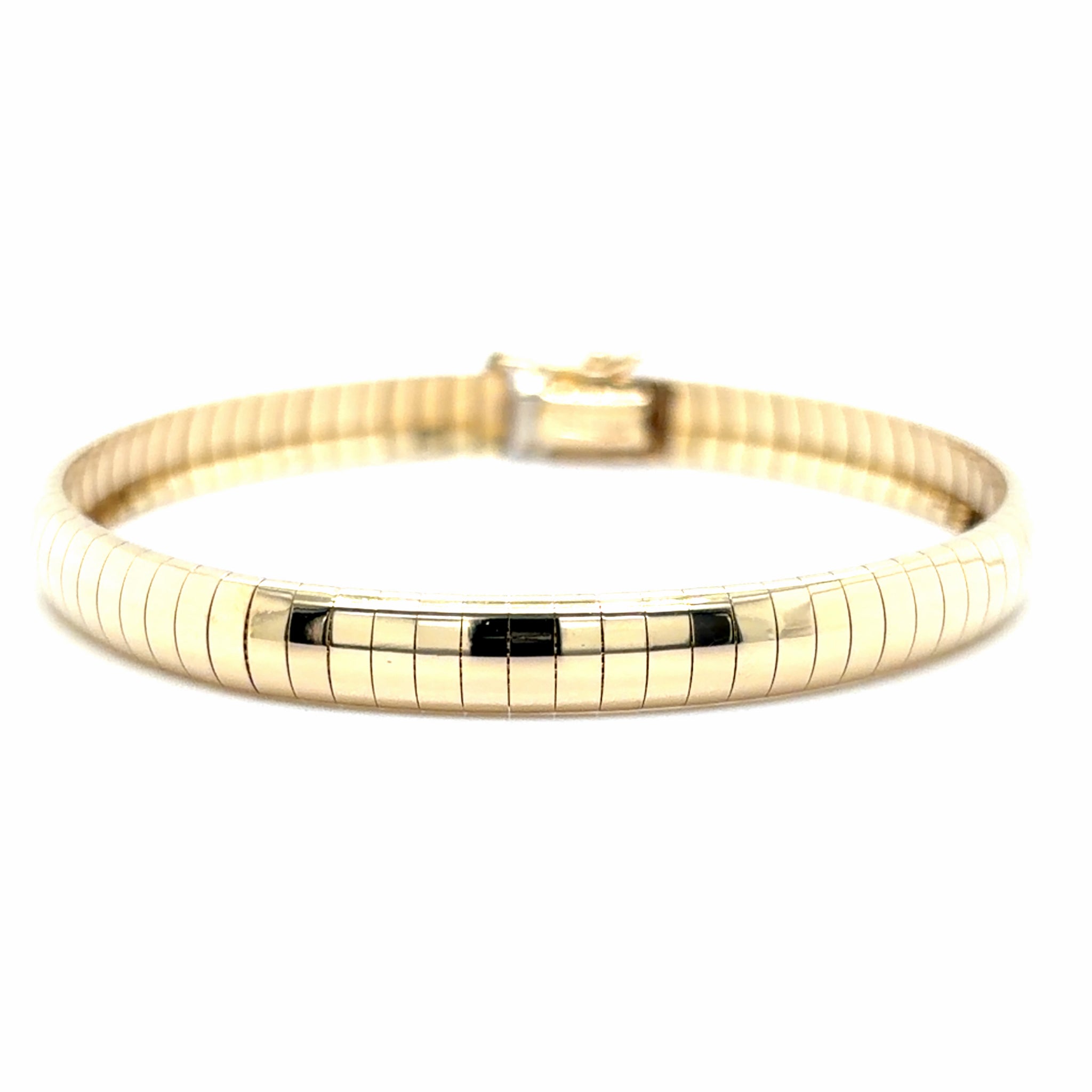 Estate 7" Polished Omega Bracelet