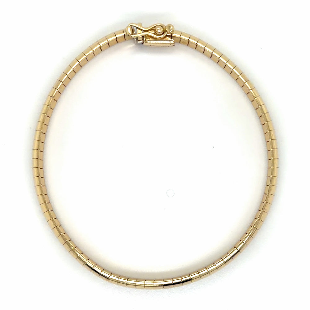 Estate 7" Polished Omega Bracelet