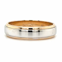 Estate Two Tone Wedding Band