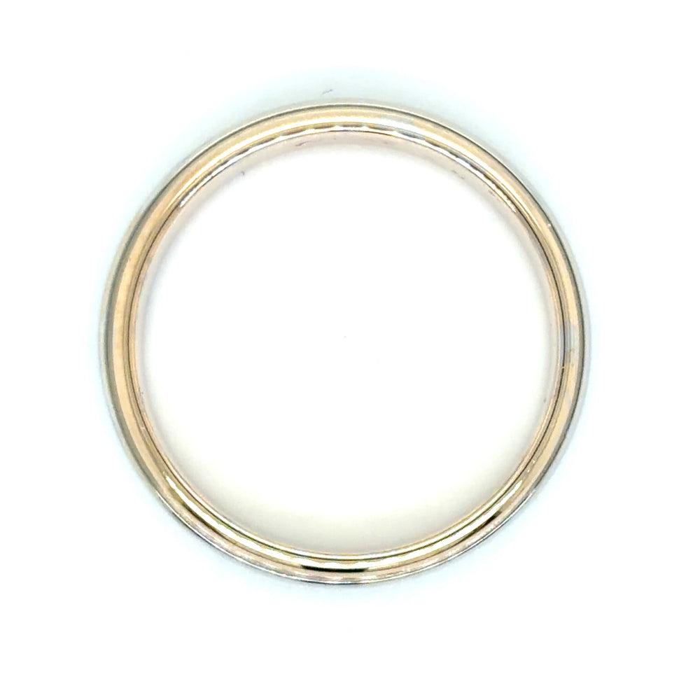 Estate size 9 Two Tone Wedding Band