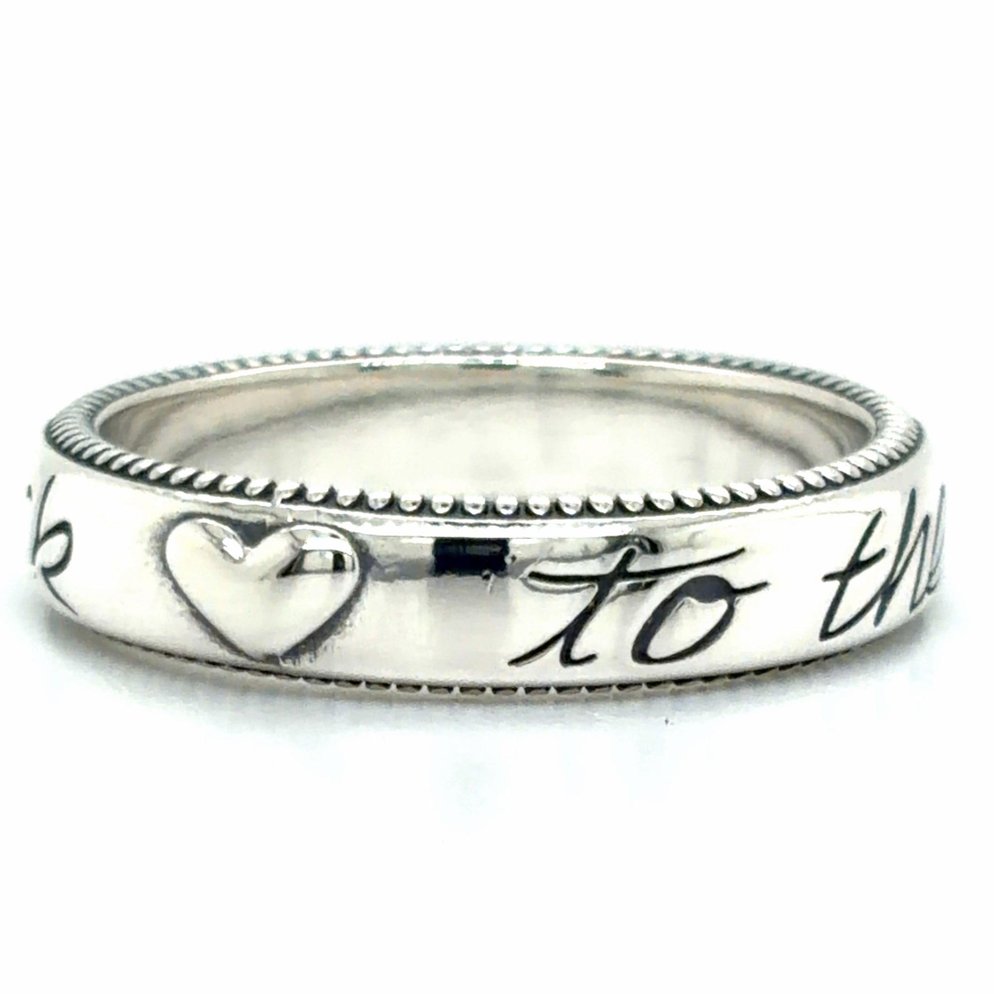 Estate James Avery To the Moon and Back Ring