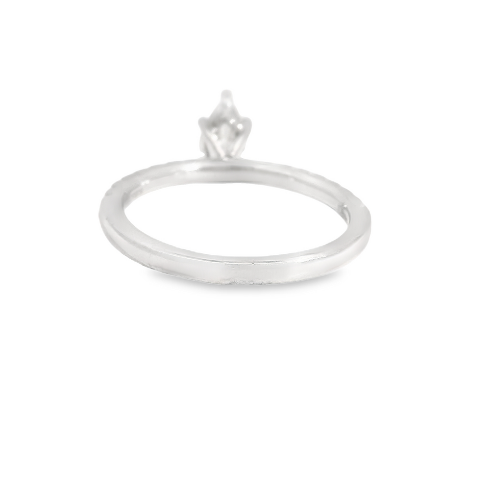 Stunning Pear Shaped Diamond Engagement Ring by Forevermark