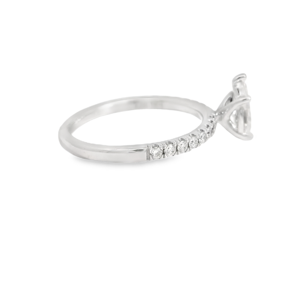 Stunning Pear Shaped Diamond Engagement Ring by Forevermark