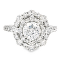 18K White Gold Forevermark Diamond Ring