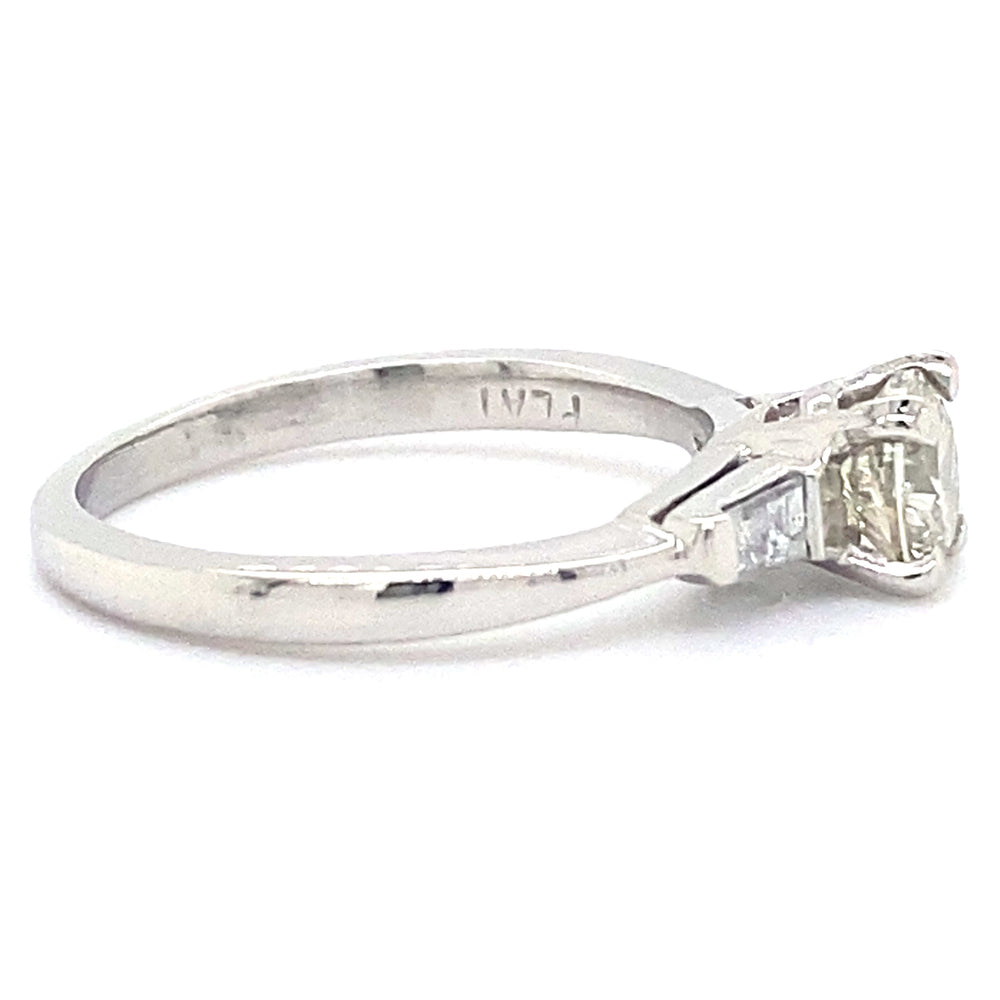 Estate Platinum Engagement Ring