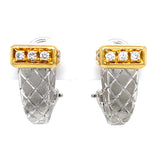 Estate ARIMAR 18K Two-Tone J-Hoops