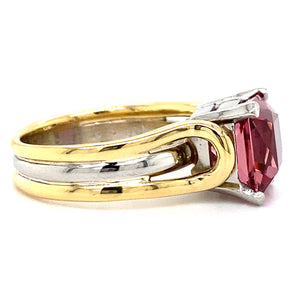 Estate Pink Tourmaline Ring