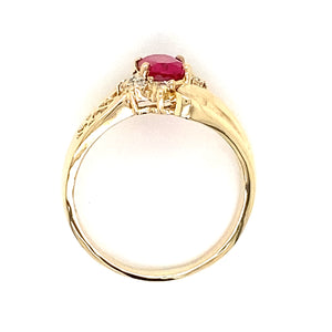 Estate Lab Grown Ruby Ring