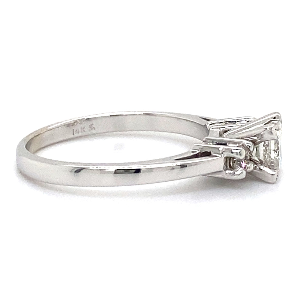 Estate Princess Cut Engagement Ring