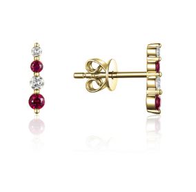 Ruby Drop Earrings